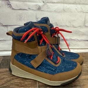 Chaco X Rumpl Borealis Quilt Boot Size 7 Cozy Outdoor Boots Camping Speckle Rare